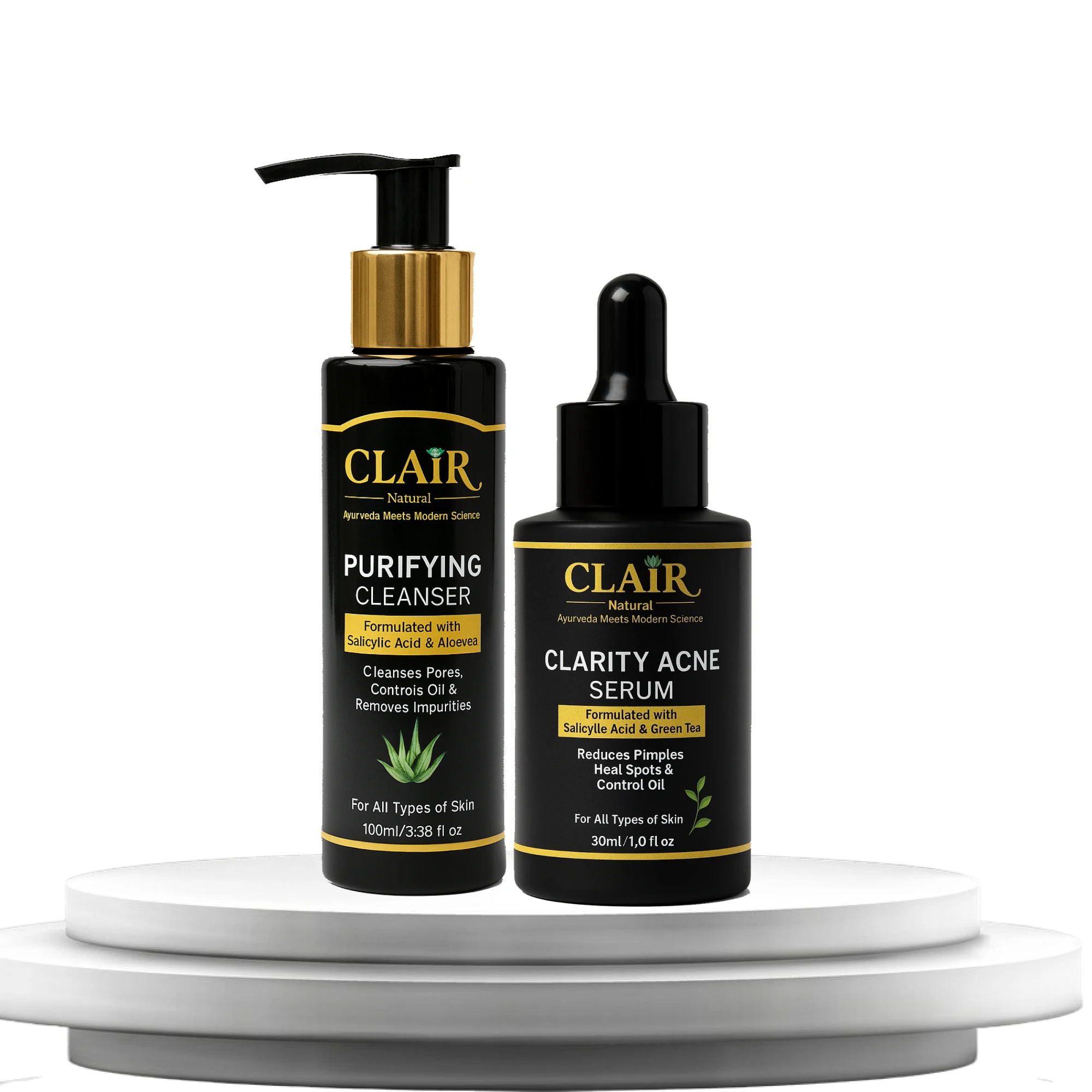 Acne Control Combo — 2-Step Salicylic Routine for Oily & Acne-Prone Skin